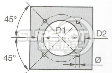 利雅路GAS10P/M法蘭尺寸